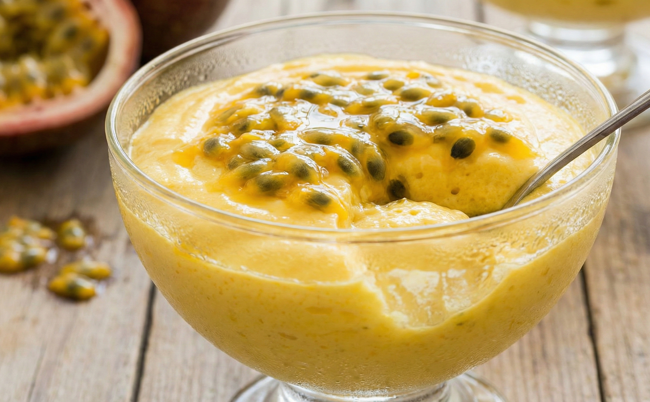 Mousse de Maracujá Fit: Cremoso, Fácil e Sem Culpa