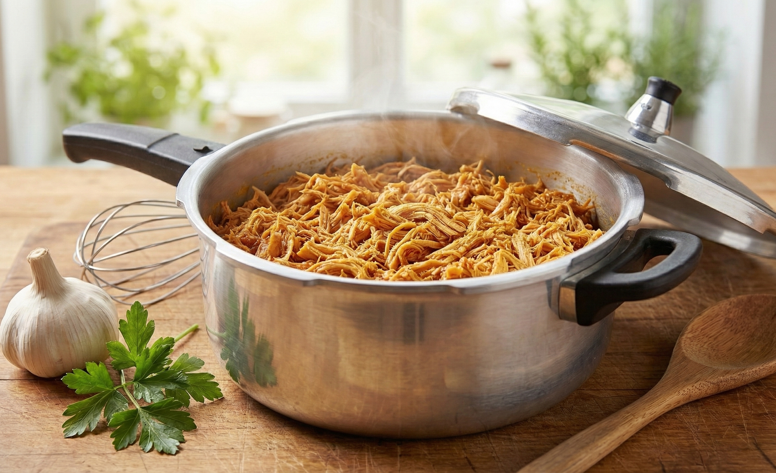 Frango Desfiado Coringa: A Fórmula Exata Para Uma Carne Suculenta (Que Não Resseca no Freezer)