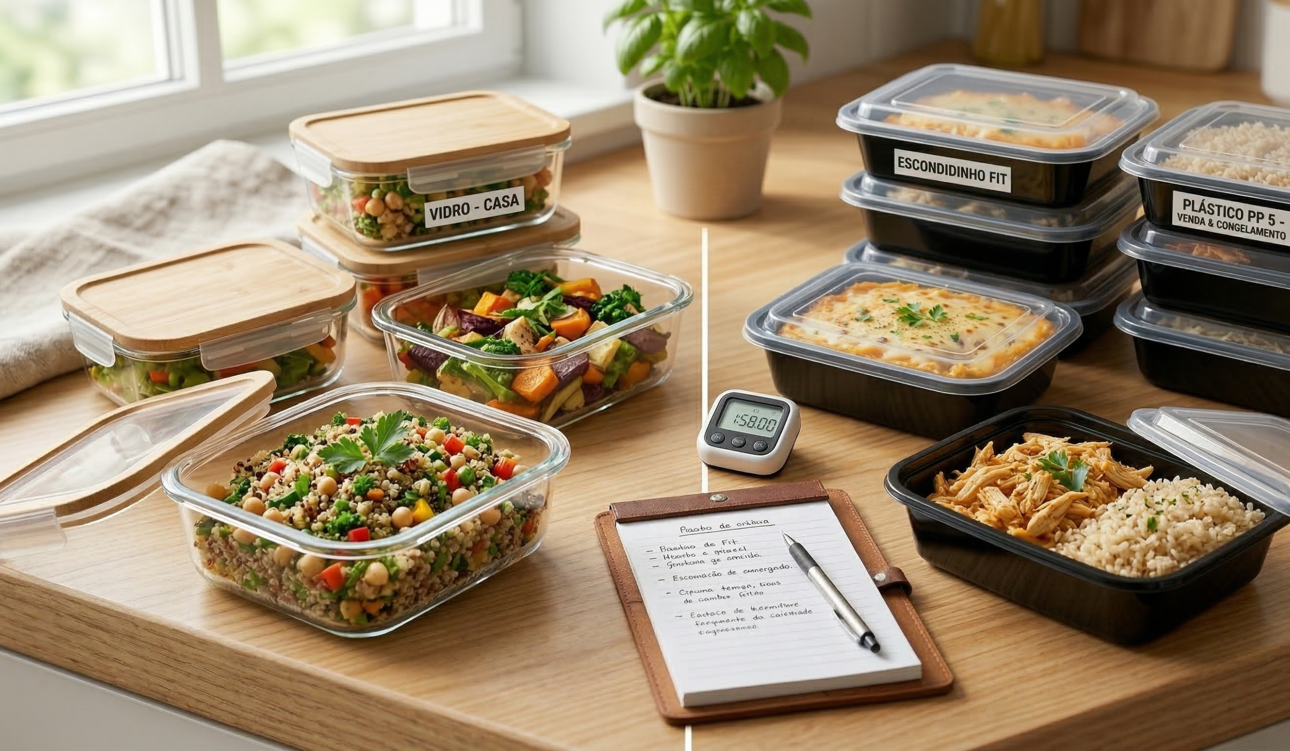 Marmita de Vidro ou Plástico? Qual a Melhor Opção para Vender e Congelar